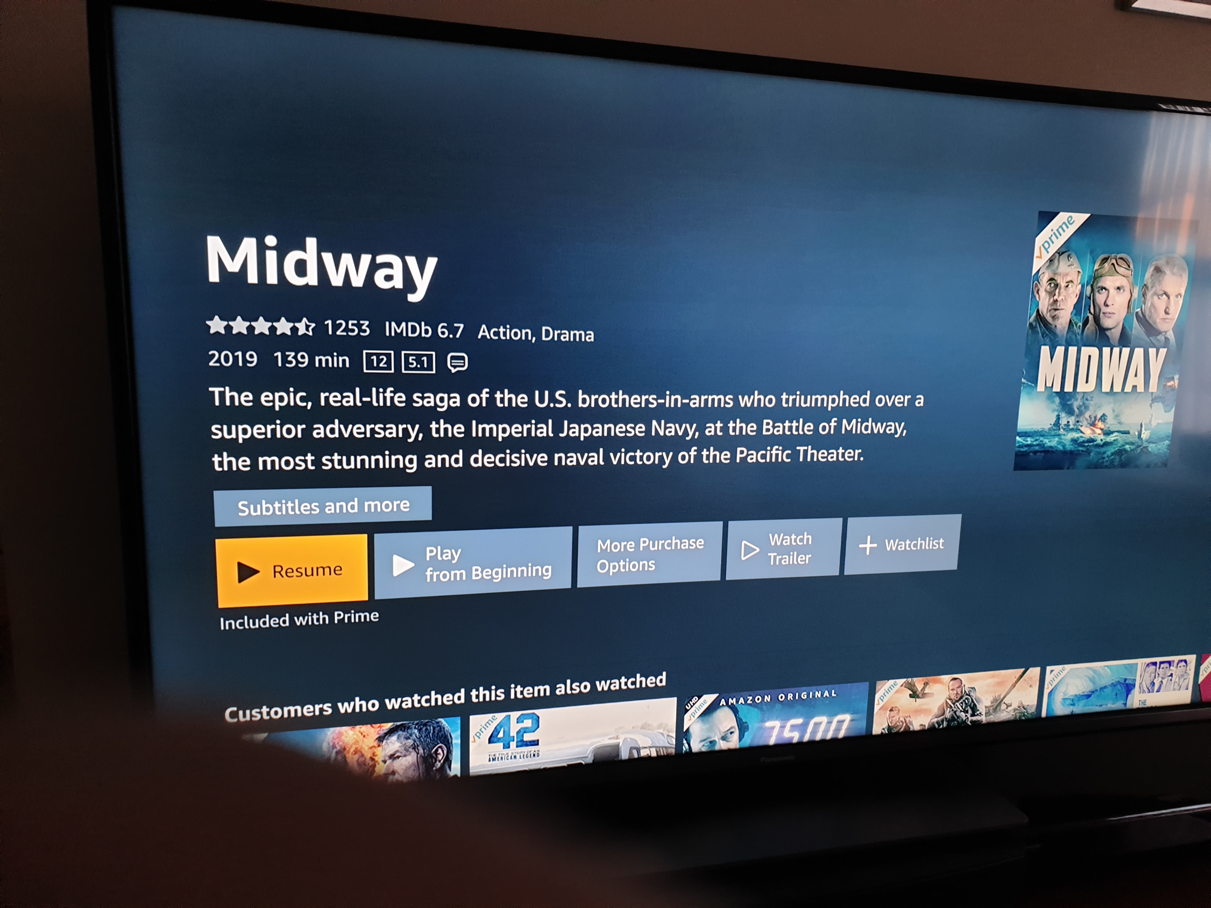 Midway on amazon online prime