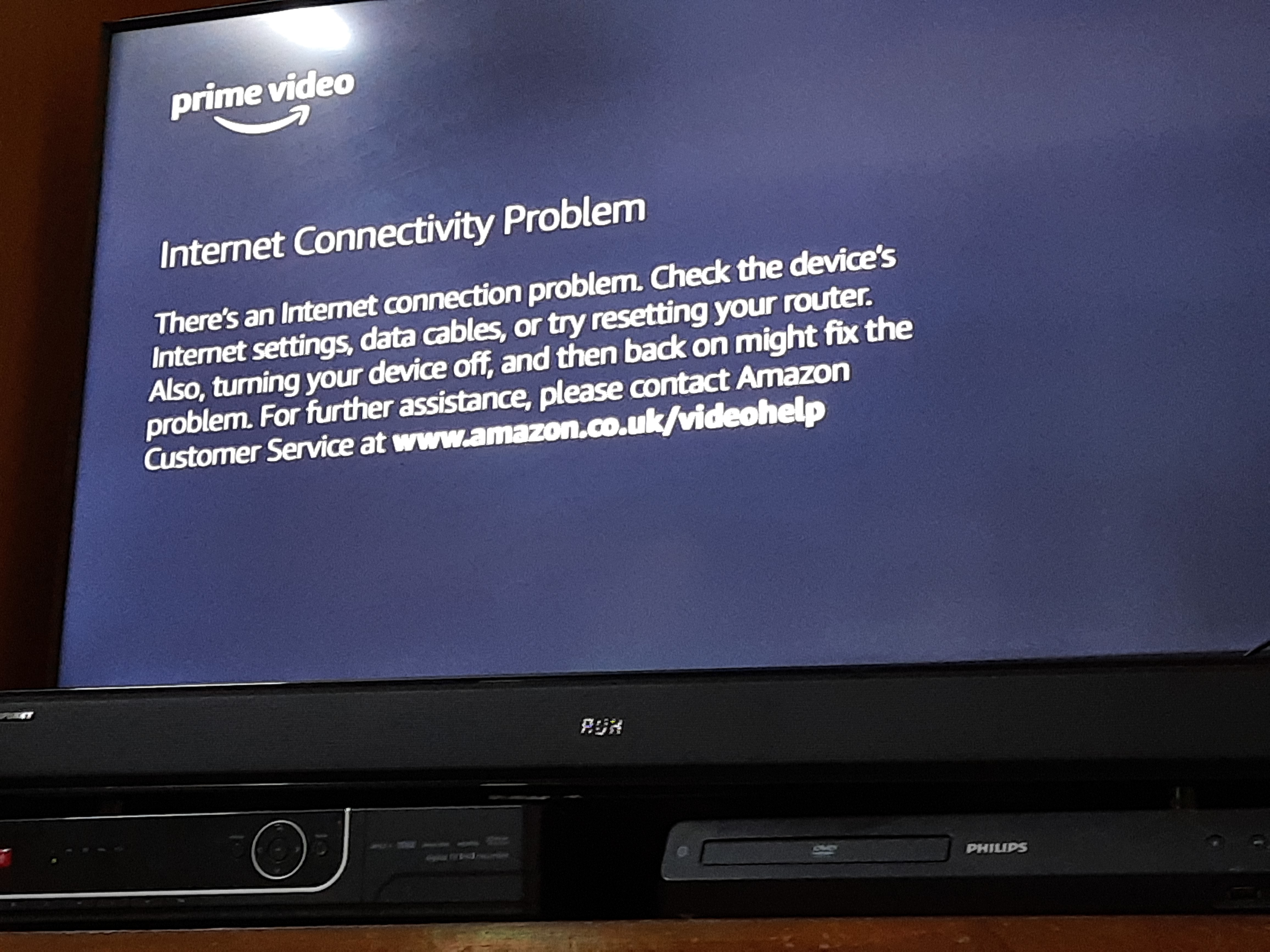 Amazon prime tv connection problems new arrivals