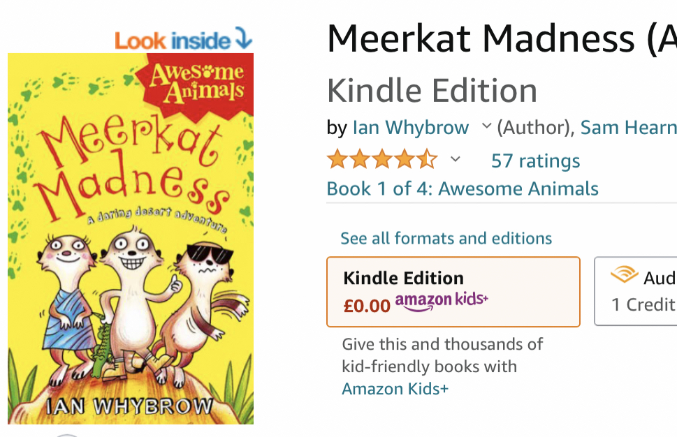 Can’t find the Amazon Kids+ books on Kindle Ereader