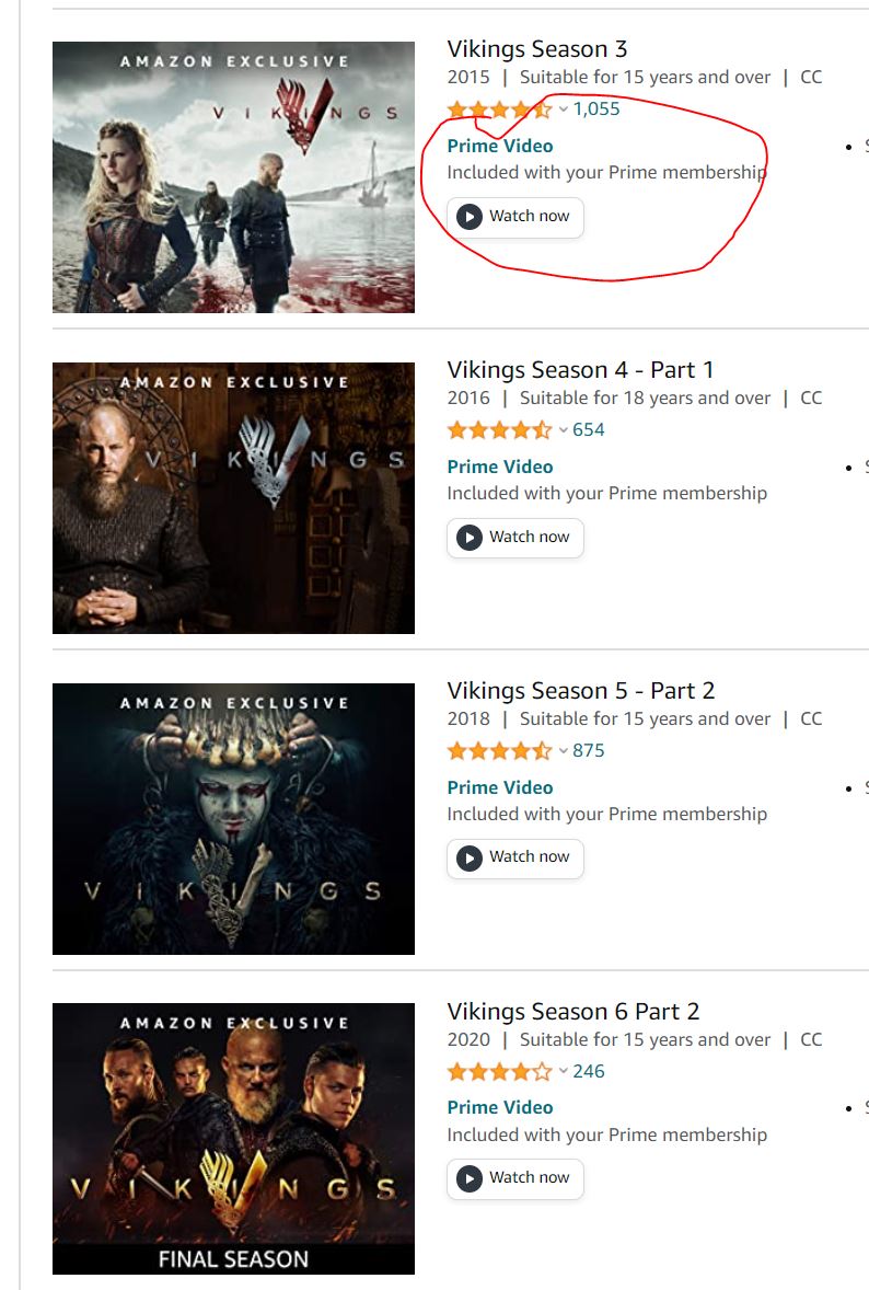 Vikings season 6 discount free on prime