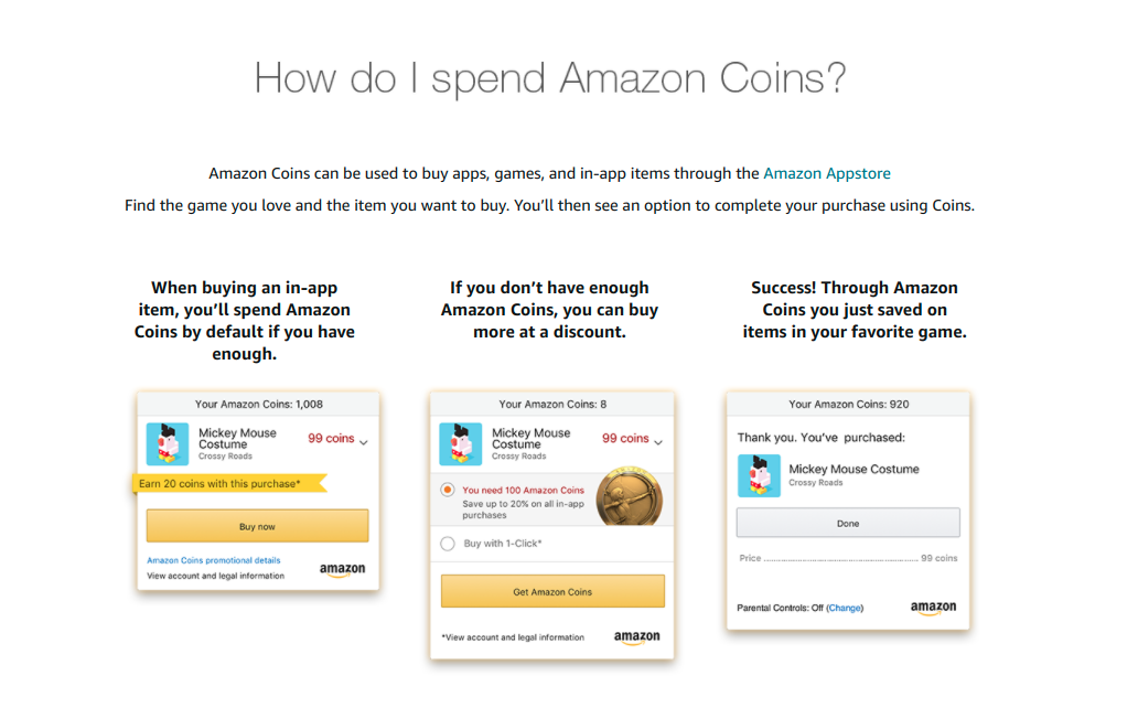 how can you spend your Amazon Coins