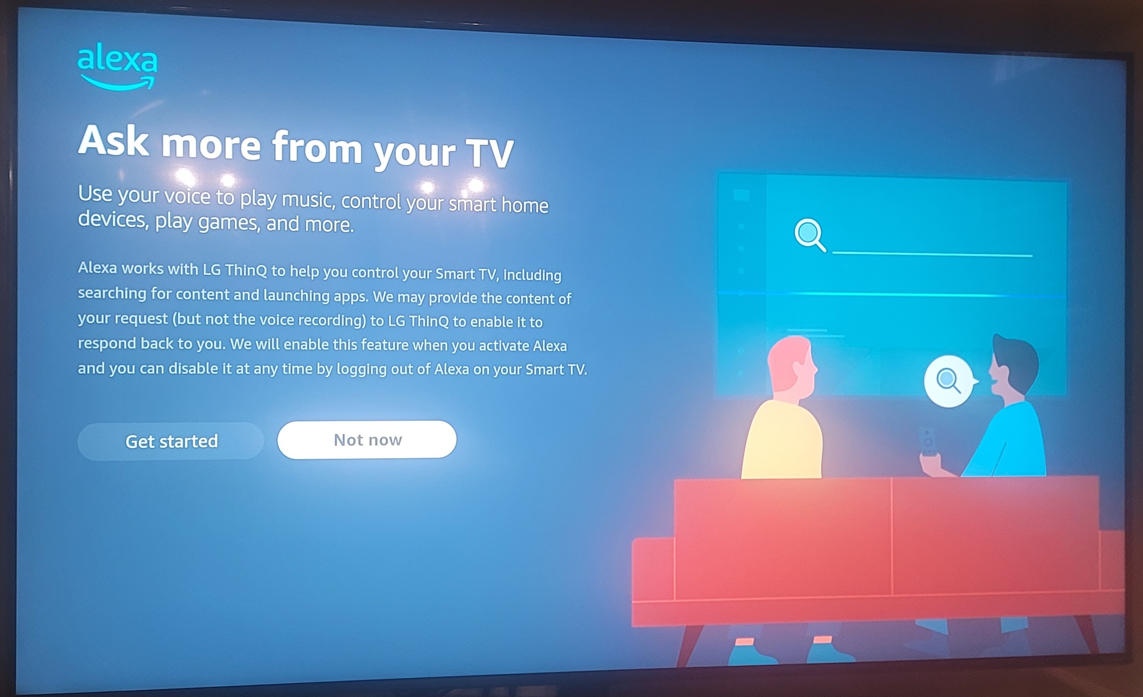 Does my lg tv work sales with alexa