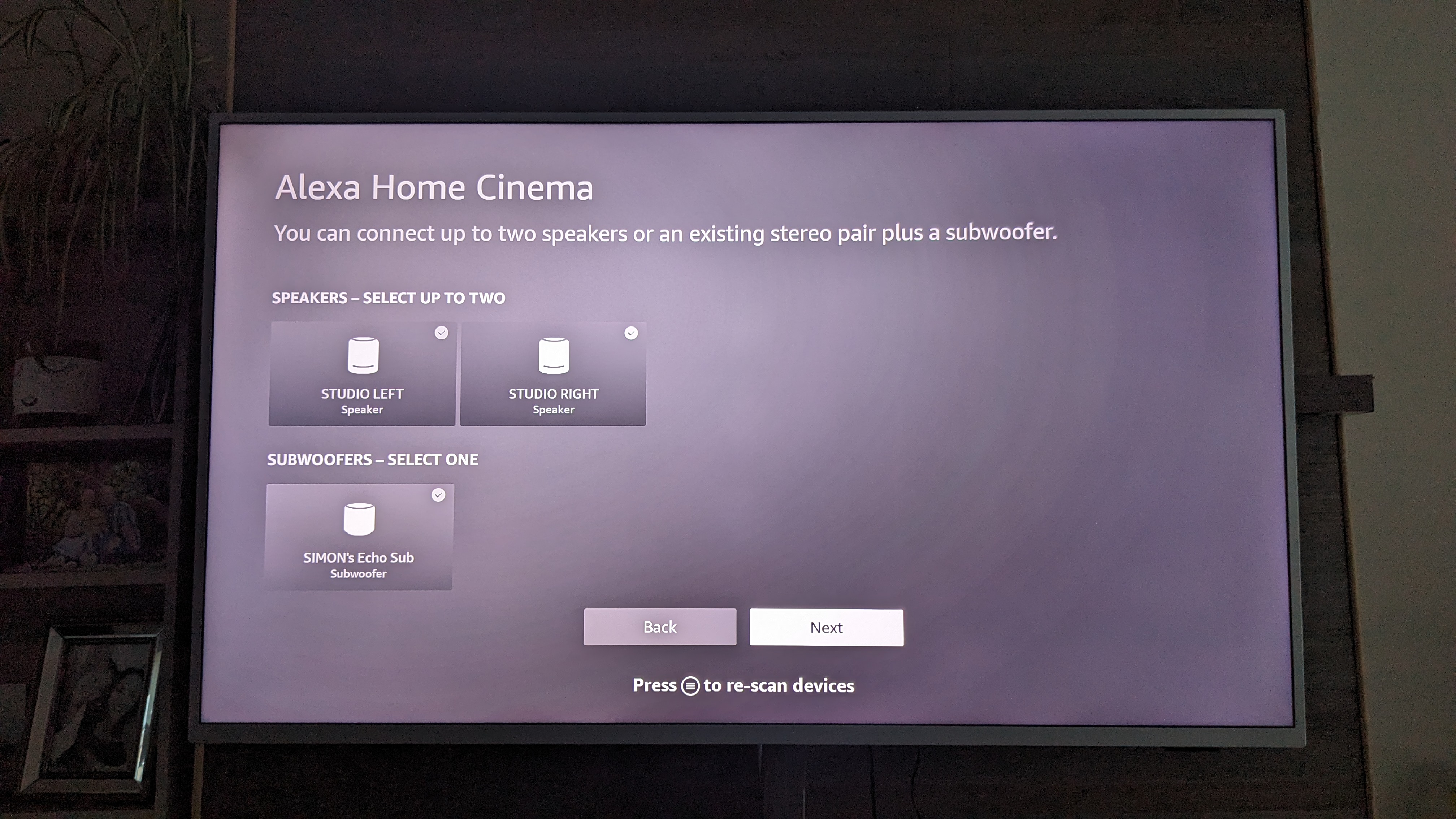 Alexa discount home cinema