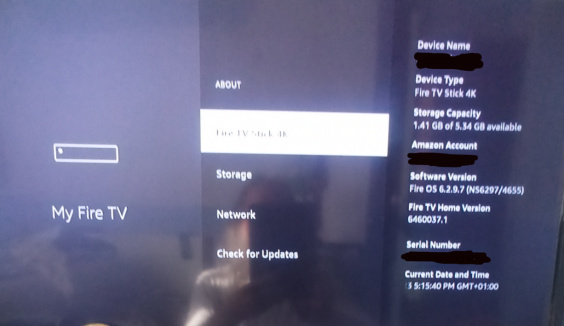 Remove USB pen drive from 4K Fire TV Stick (OS6)