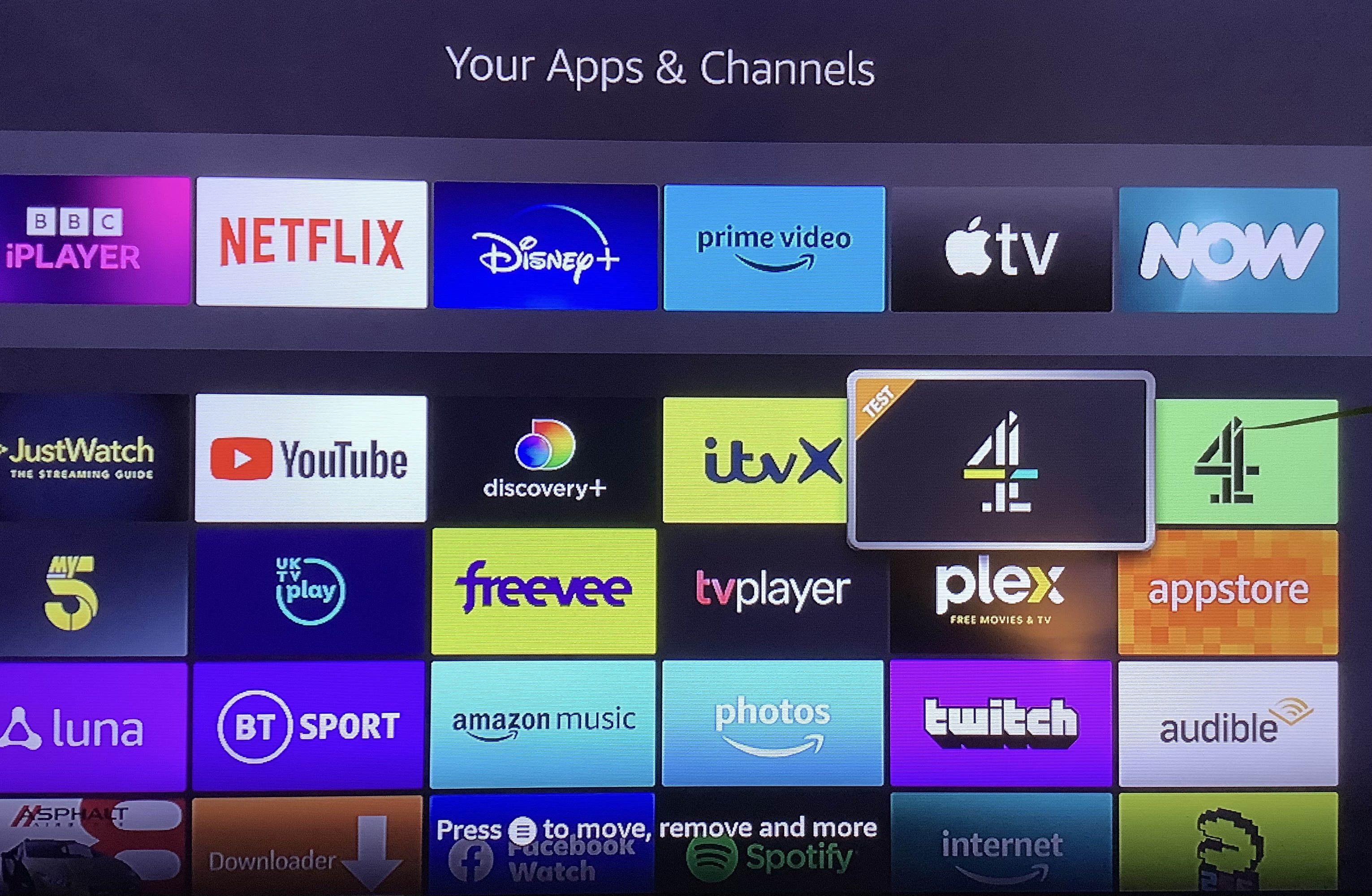 Channel 4 installs 2 apps