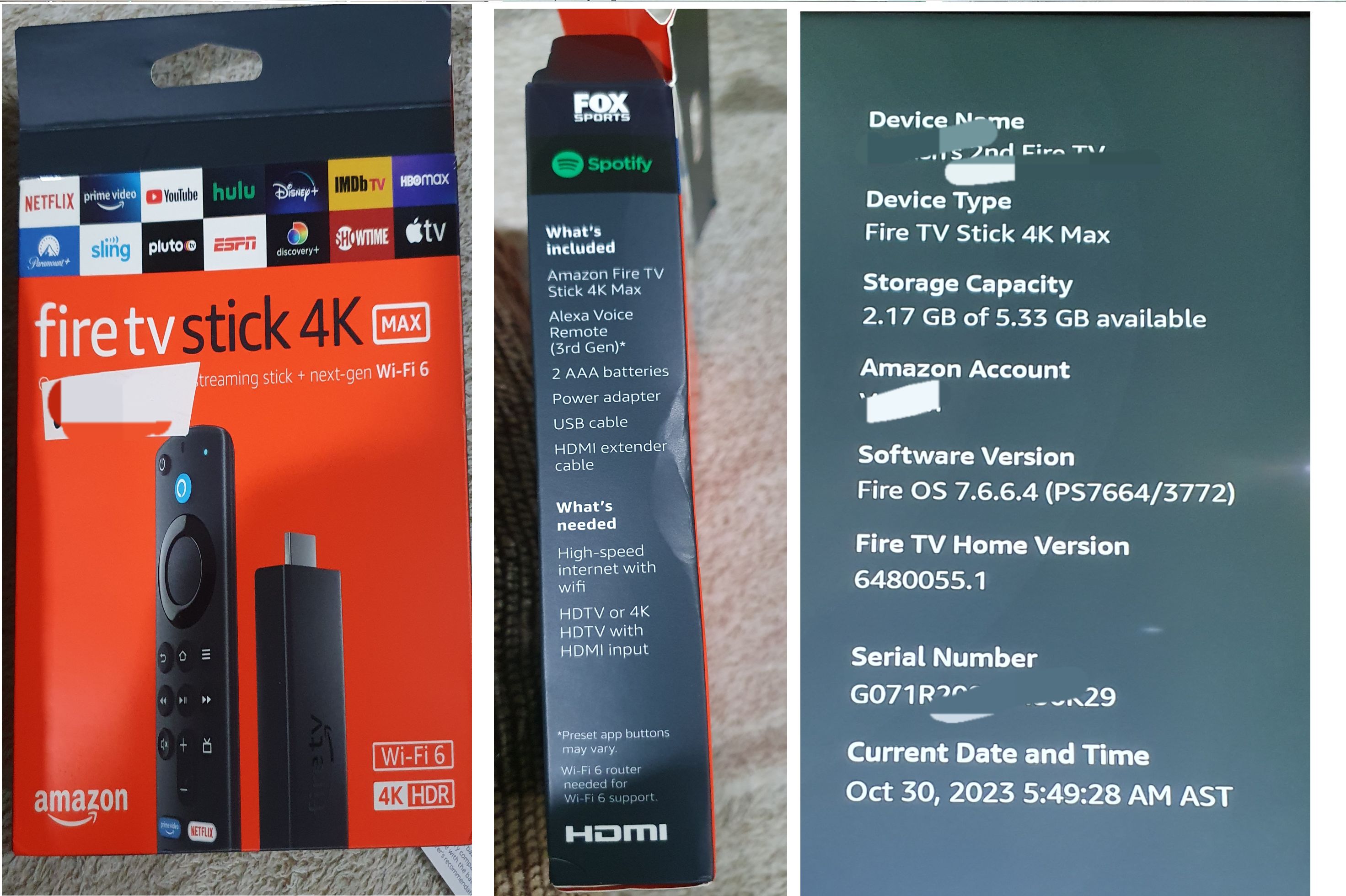 No Wired settings on Fire TV Stick 4K Max