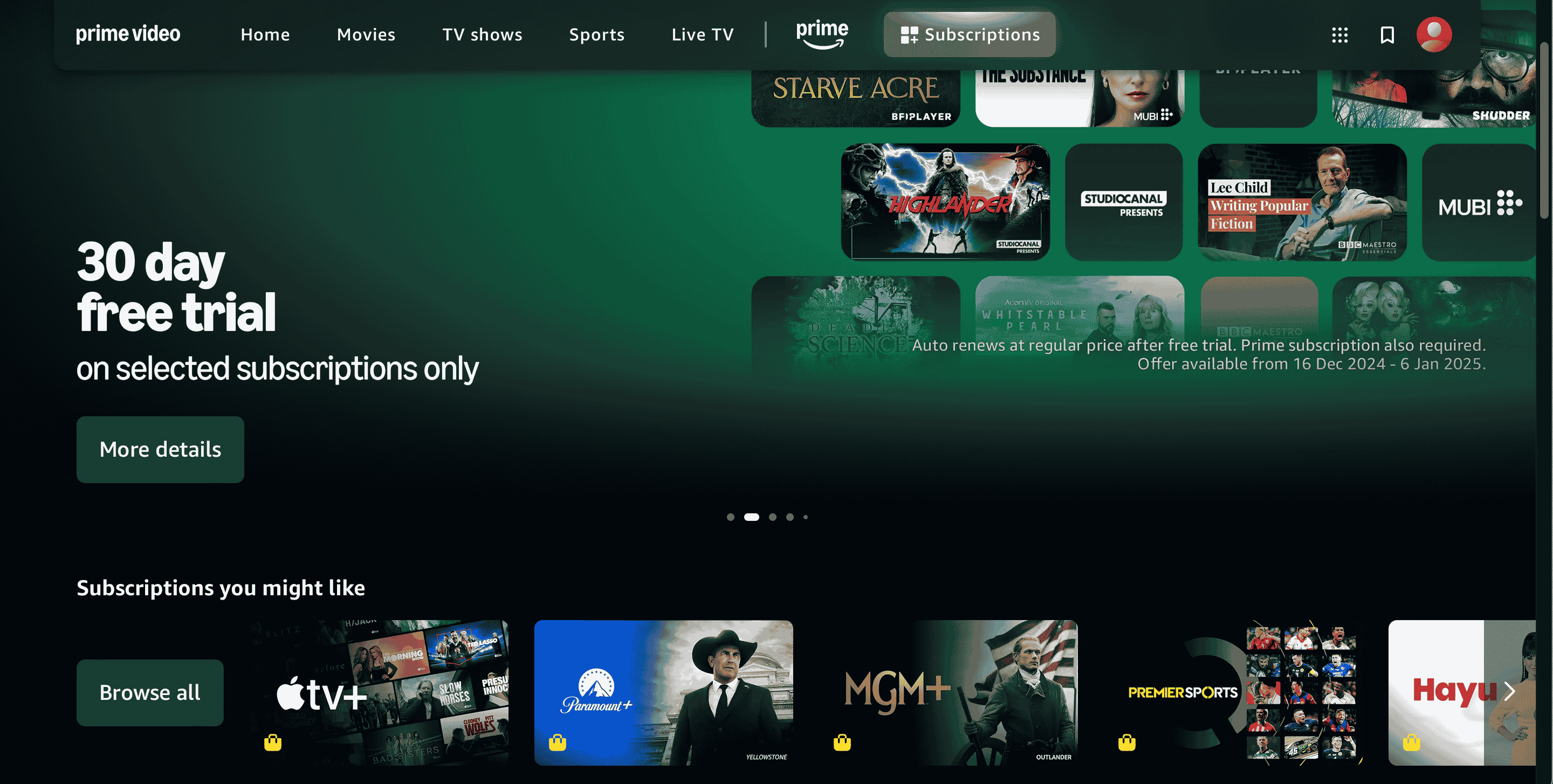 Paramount+ Subscription not recognised on Amazon FireTV or Laptop