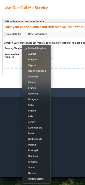 Unable to access live chat for customer service