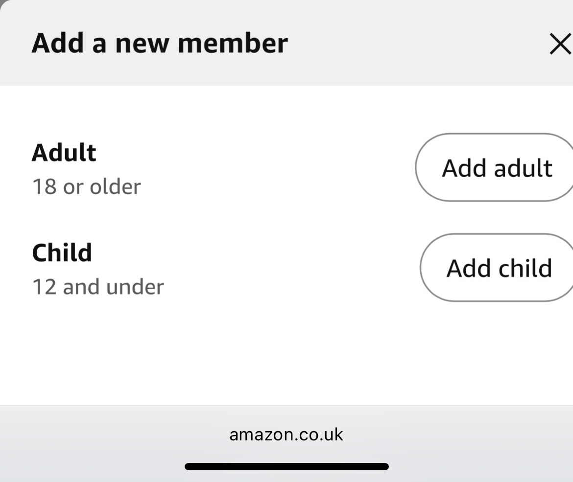 Teenagers don’t exist in Amazon Family