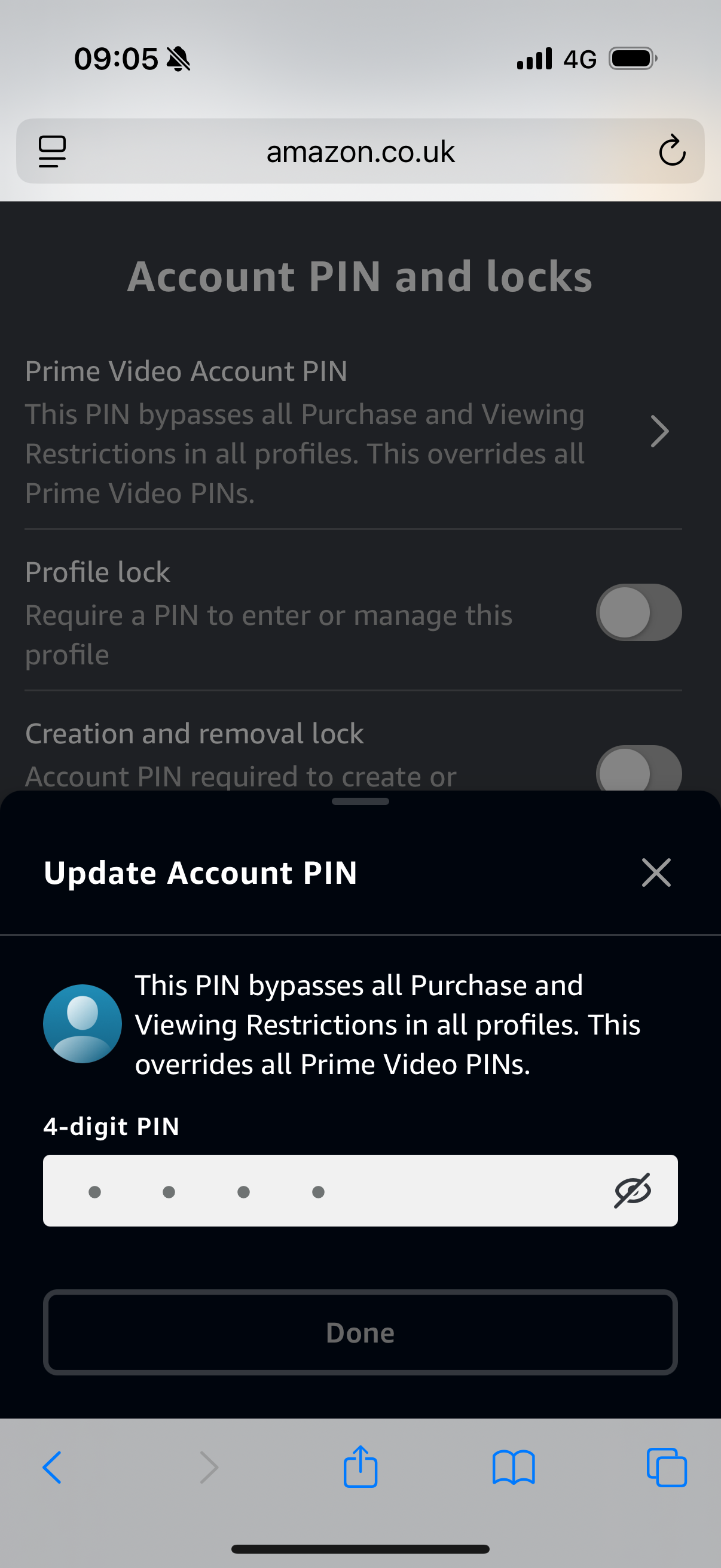 Remove pin